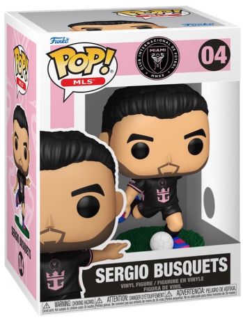 Funko Pop Calcio #4 Sergio Busquets (Inter Miami CF)