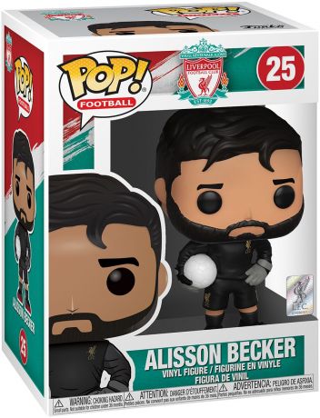 Funko Pop Calcio #25 Alisson Becker, Liverpool