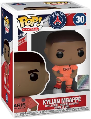 Funko Pop Calcio #30 Kylian Mbappé with Orange Outfit, PSG