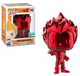 Super Saiyan Vegeta cromo rosso #154