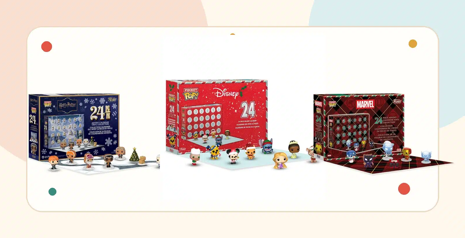 Calendari dell’Avvento Funko 2026: Harry Potter, Disney e Marvel
