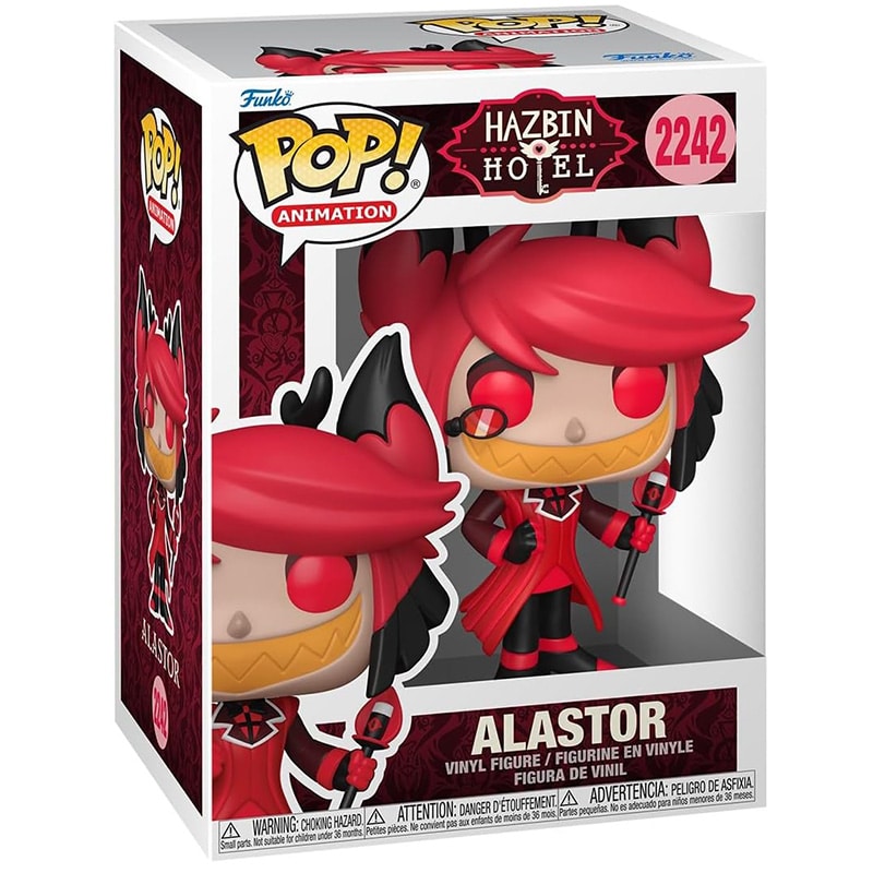 Funko Pop Alastor Hazbin Hotel 2242 con scatola