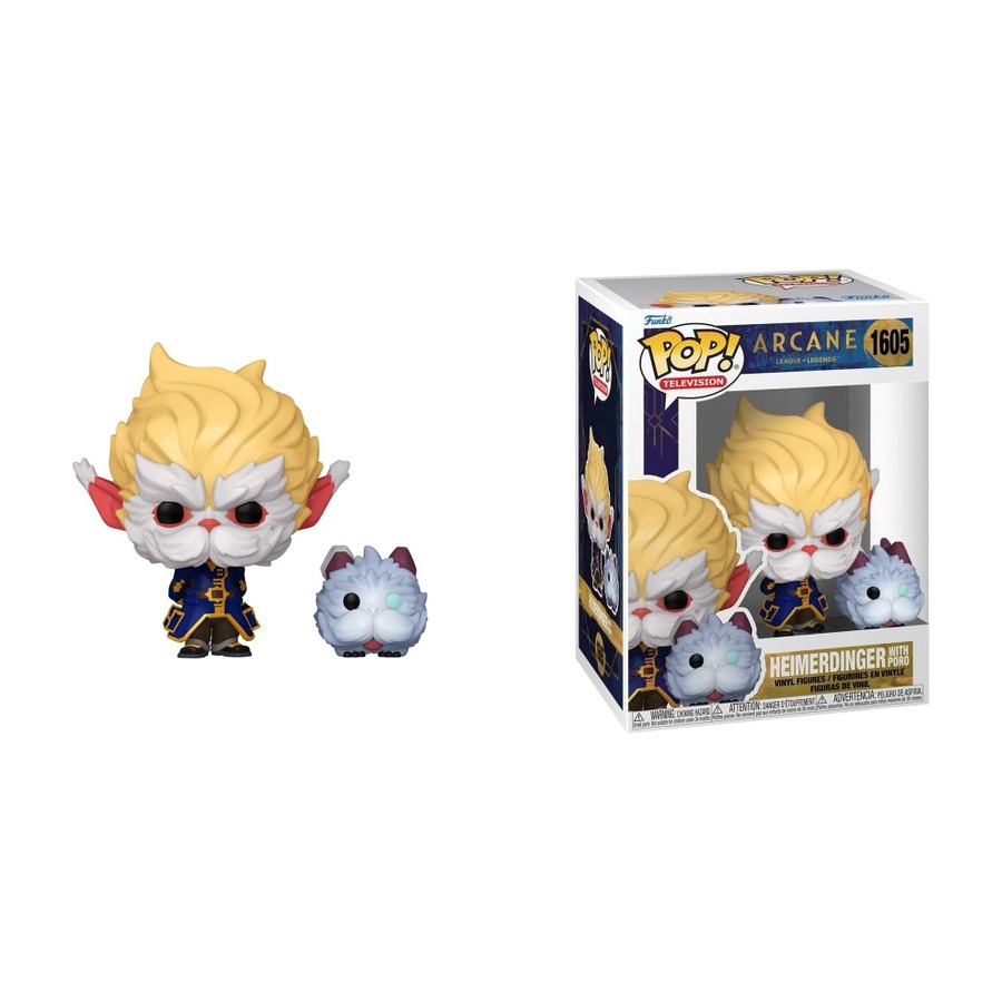 Funko Pop Arcane Heimerdinger with Poro #1605