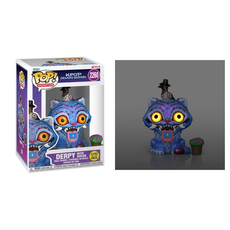 Funko Pop KPop Demon Hunters Derpy con Sussie - Glow in the Dark #2260