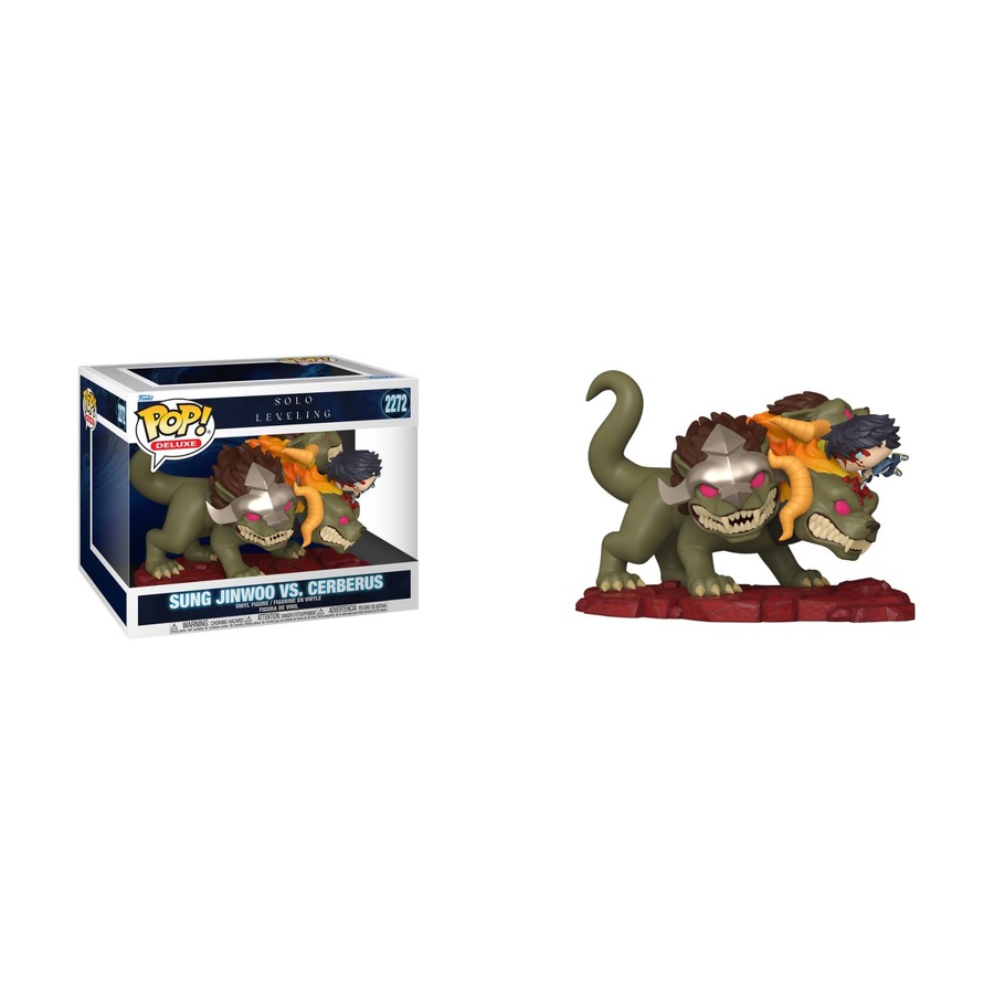 Funko Pop Solo Leveling Jinwoo vs Cerberus #2272