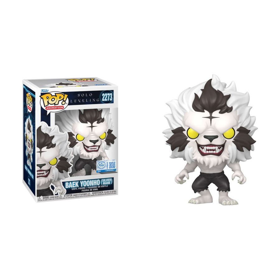 Funko Pop Solo Leveling Baek Yoonho (Silver Mane) #2273