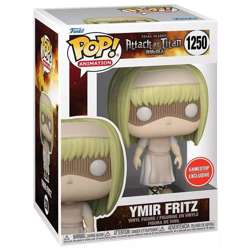 Funko Pop Ymir Fritz Attack On Titan #1250 con scatola