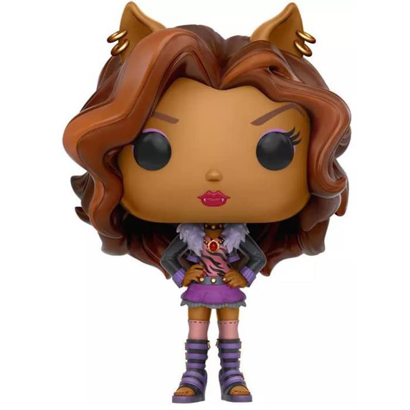 Funko Pop Clawdeen Wolf with curly hair Monster High #371