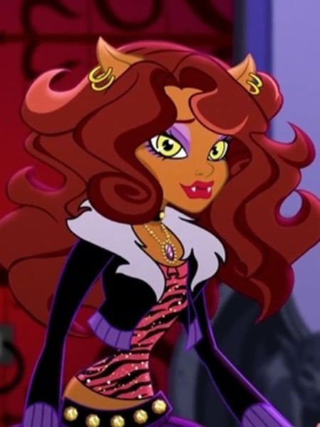 Clawdeen Wolf with curly hair Monster High - visuale realistica 1