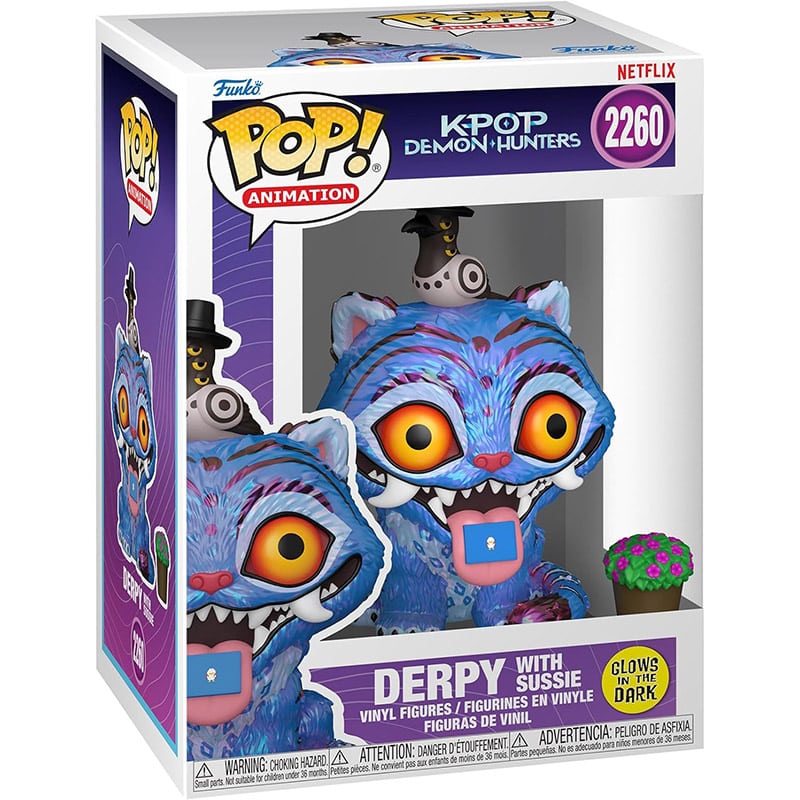 Funko Pop Derpy con Sussie KPop Demon Hunters #2260 con scatola