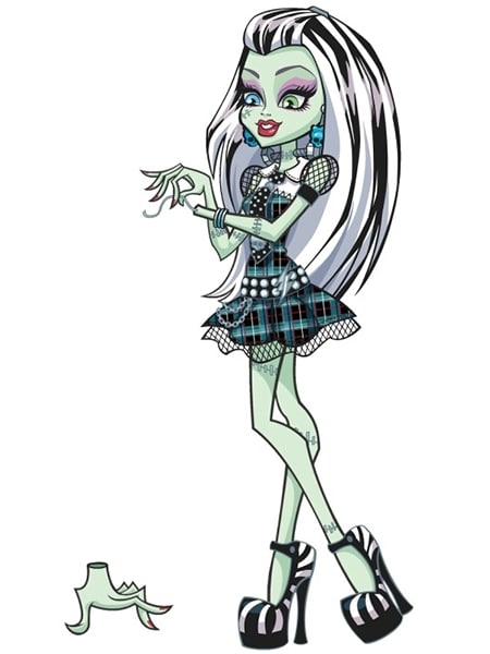 Frankie Stein with blue dress Monster High - visuale realistica 1