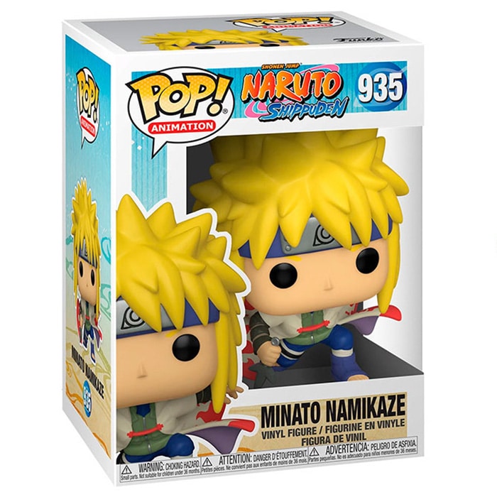 Scatola Funko Pop Minato Namikaze Crouching #935