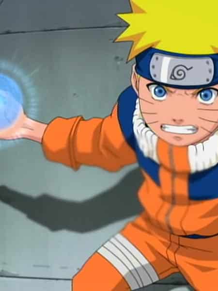 Naruto Uzumaki Rasengan nella serie Naruto Shippuden