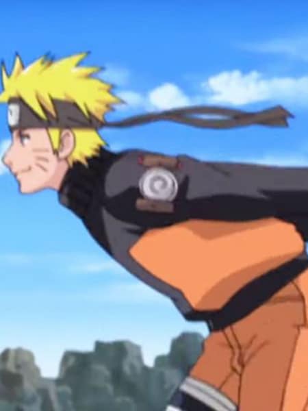Naruto Uzumaki Running nella serie Naruto Shippuden