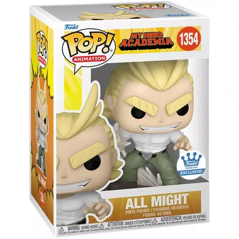 Funko Pop All Might Texas Smash My Hero Academia #1354 con scatola