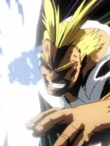All Might nella serie anime My Hero Academia