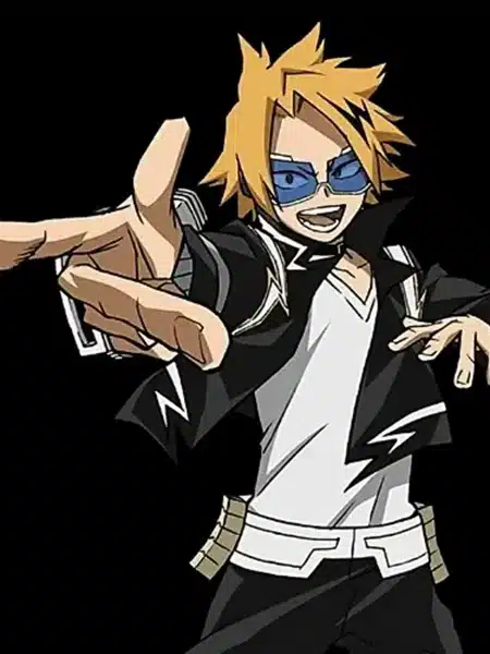 Un’altra scena di Denki Kaminari in My Hero Academia