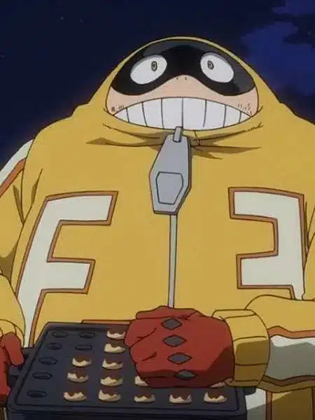Un’altra scena di Fat Gum in My Hero Academia