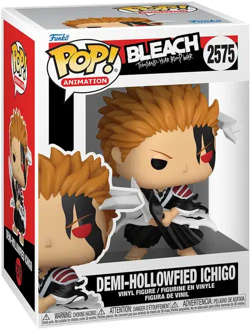 Funko Pop Demi-Hollowfied Ichigo Bleach #2575 con scatola