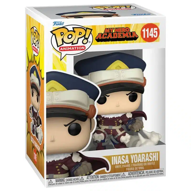 Funko Pop Inasa Yoarashi My Hero Academia #1145 con scatola