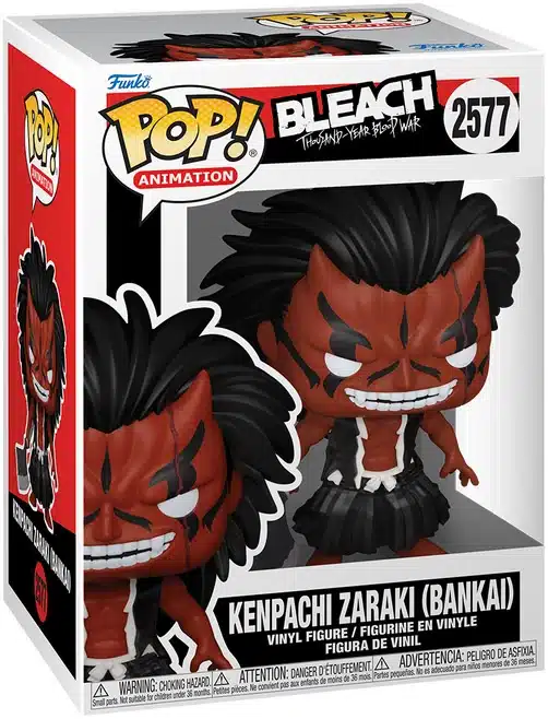 Funko Pop Kenpachi Zaraki Bankai Bleach #2577 con scatola