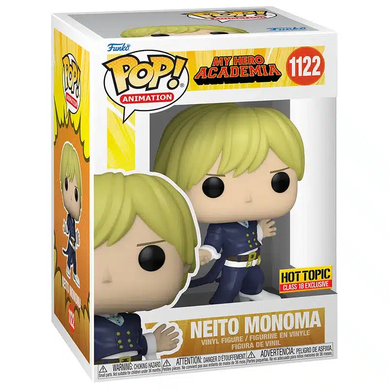 Funko Pop Neito Monoma My Hero Academia #1122 con scatola