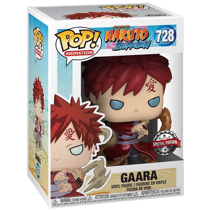 Scatola Funko Pop Gaara Metallic #728