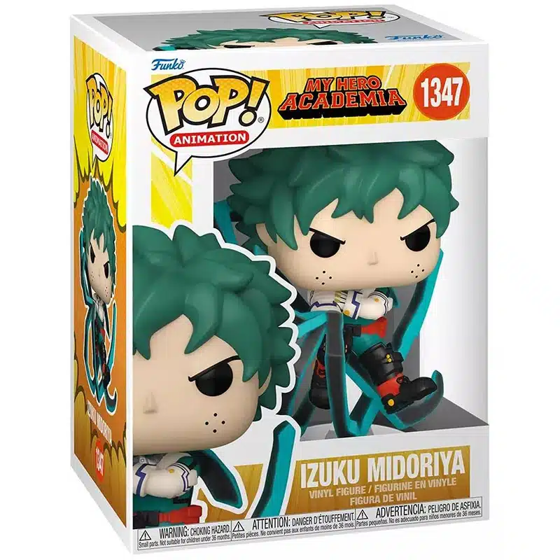 Funko Pop Izuku Midoriya Blackwhip My Hero Academia #1347 con scatola