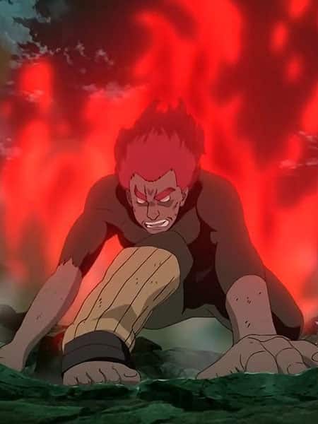 Gai Maito Eight Inner Gates nella serie Naruto Shippuden