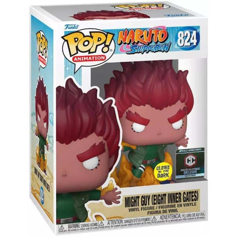 Scatola Funko Pop Gai Maito Eight Inner Gates Glow in the Dark #824