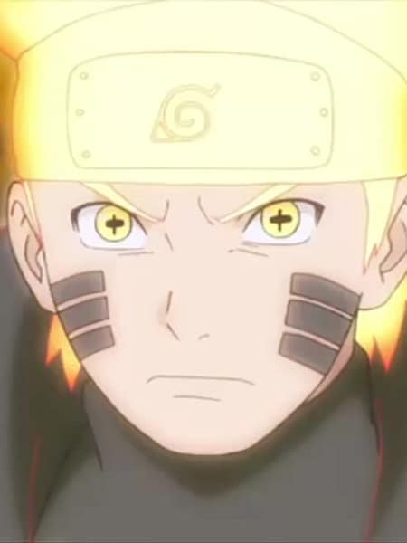 Naruto Uzumaki Sixth Path Sage nella serie Naruto Shippuden