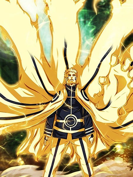 Naruto Uzumaki Sixth Path Sage Glow in the Dark nella serie Naruto Shippuden