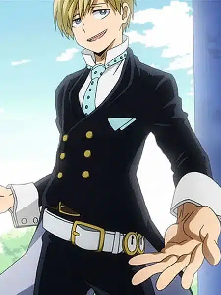 Neito Monoma con il costume da eroe in My Hero Academia