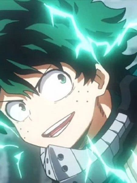 Izuku Midoriya nella serie My Hero Academia