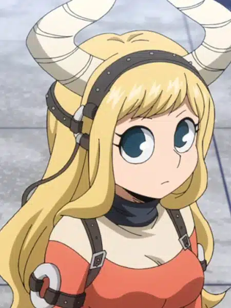 Pony Tsunotori in My Hero Academia, primo piano del personaggio