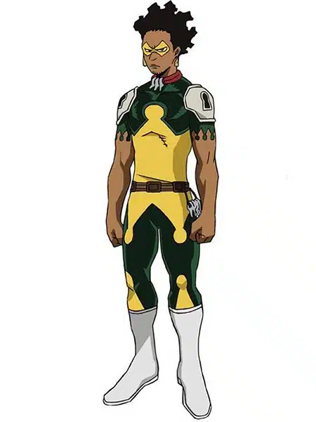 Rock Lock LockLock in costume da eroe in My Hero Academia