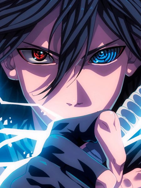 Sasuke Uchiha Rinnegan Glow in the Dark Chase nella serie Naruto Shippuden
