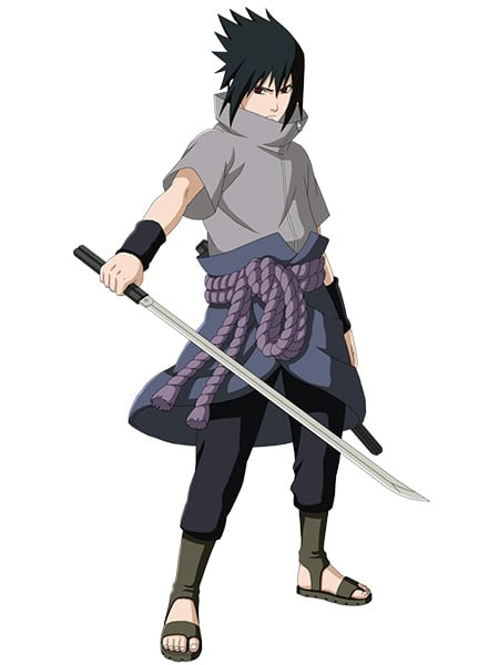 Sasuke Uchiha Rinnegan Glow in the Dark Chase nella serie Naruto Shippuden