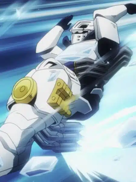 Un’altra scena di Tenya Iida in My Hero Academia