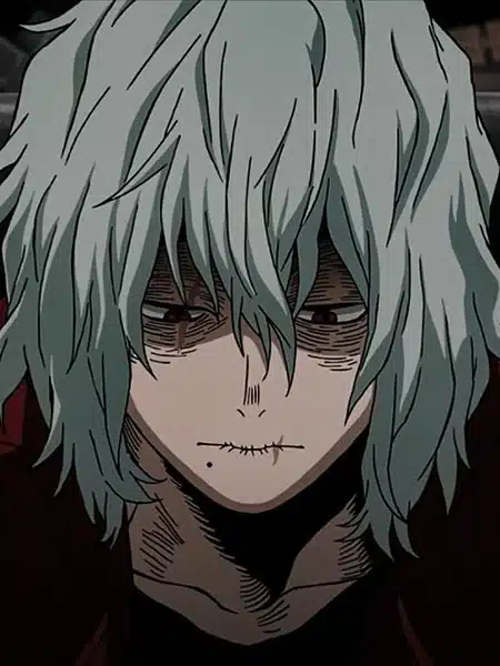 Tomura Shigaraki in My Hero Academia, primo piano del personaggio
