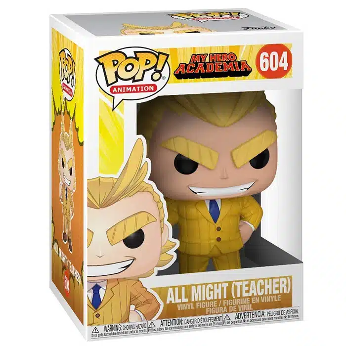 Funko Pop All Might insegnante My Hero Academia #604 con scatola