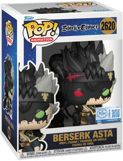 Funko Pop Black Clover Berserk Asta #2620 con scatola