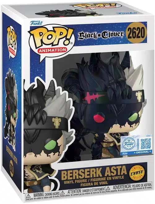 Funko Pop Black Clover Berserk Asta Chase #2620 con scatola