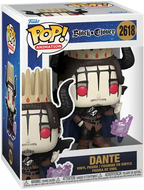 Funko Pop Black Clover Dante Devil Form #2618 con scatola