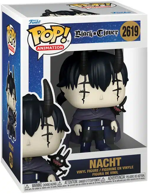 Funko Pop Black Clover Nacht #2619 con scatola
