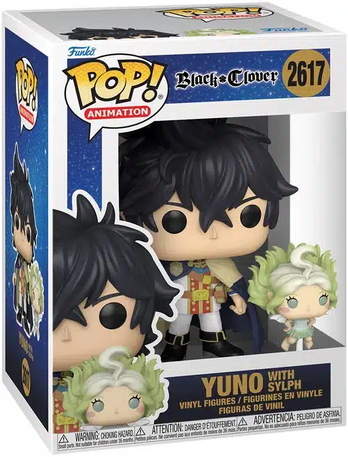 Funko Pop Black Clover Yuno con Sylph #2617 con scatola