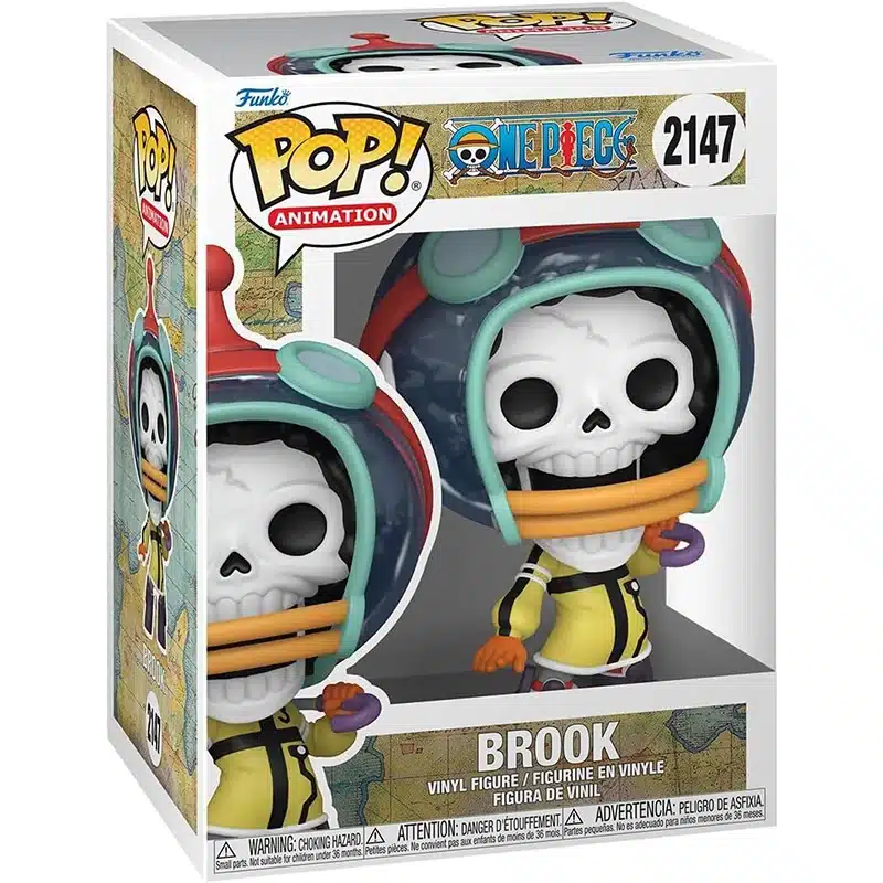 Funko Pop Brook Egghead One Piece #2147 con scatola