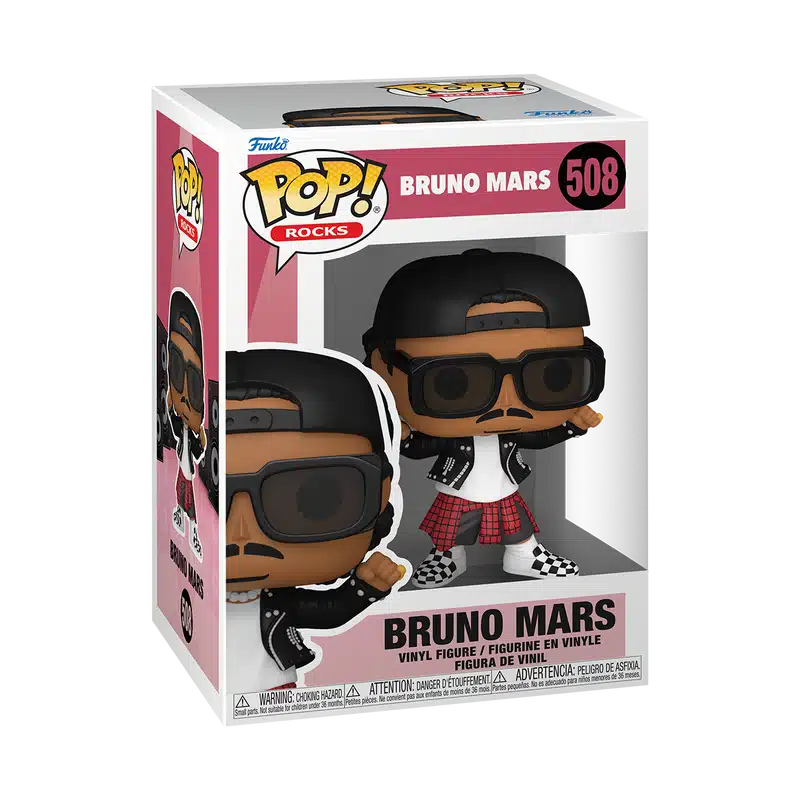 Funko Pop Bruno Mars APT #508 con scatola