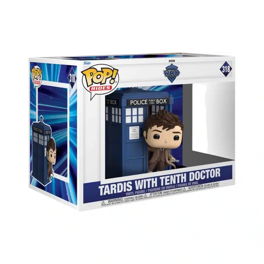 Funko Pop Rides Doctor Who TARDIS con il Decimo Dottore numero 318