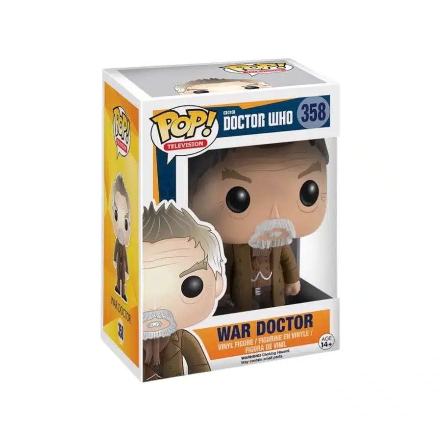 Funko Pop Doctor Who War Doctor numero 358 con scatola